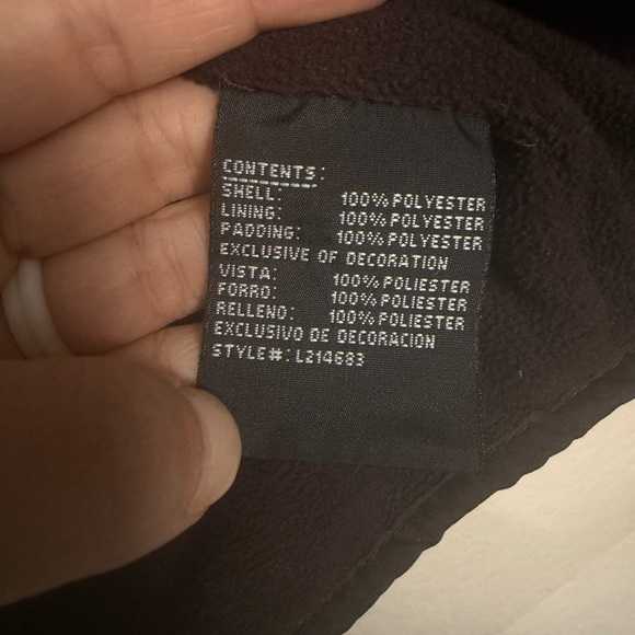 Toddler Girl London Fog Red Quilted Jacket with Hood, Holiday Red 24 months - Picture 8 of 9